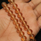 1 String Glass Drop Beads 10 mm