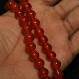 1 String Glass Drop Beads 10 mm