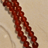 1 String Glass Drop Beads 10 mm