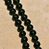 1 String Glass Drop Beads 10 mm