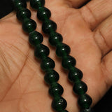 1 String Glass Drop Beads 10 mm