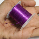 40 Mtr, 0.5mm Colored Flat Elastic Thread Neon