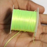 40 Mtr, 0.5mm Colored Flat Elastic Thread Neon