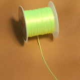 40 Mtr, 0.5mm Colored Flat Elastic Thread Neon