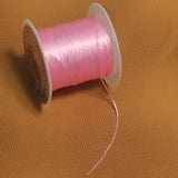 40 Mtr, 0.5mm Colored Flat Elastic Thread Neon