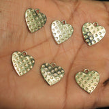 Alloy Charms Heart Light Gold Rhinestone Settings 18x17x2mm