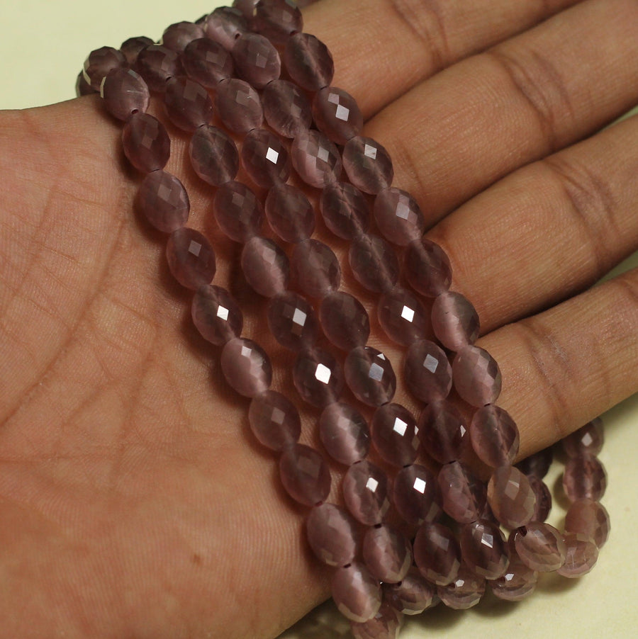 4 Inches Crystal Faceted Geometrical Step Cut Beads Natural Gemstone Side Drill Beads Line Strand | Crystal fashion Beads | 12x8x5.5 to 11x8x5 mm