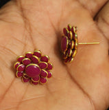 2 Pairs 20X20mm Double Layer PACCHI EARRING