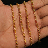 5 Mtr, Metal Golden Link Chain