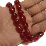 12x16mm Gemstone Tumble Beads 1 String