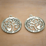 1 Pc, 1.5 Inches German Silver Pendants