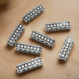 22x7mm German Silver Five Holes Spacer Beads