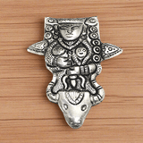 1 Pc German Silver Lord Shiva Pendant Silver