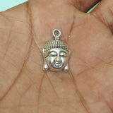 10 Pcs,22mm German Silver Buddha Charms