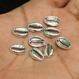 13x9mm German Silver Cowrie