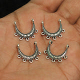 0.5 Inch German Silver Earring Components