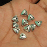 4x8mm German Silver Beads