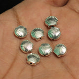 8x8mm German Silver Seep Beads