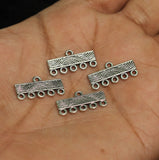 10x20mm German Silver 5 Strings Connectors