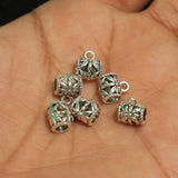 10x8mm German Silver Charms