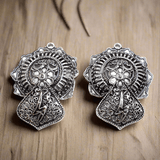 2 Pcs. German Silver Pendants 60x46 mm