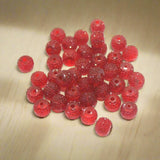 100 Pcs Acrylic Sugar Beads 7x8mm