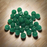 100 Pcs Acrylic Sugar Beads 7x8mm