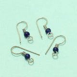 22mm Brass Silver Finish Earring Hooks