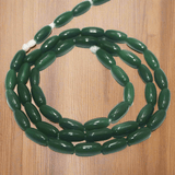 1 String 9x4mm Jaipuri Beads Oval