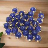 20 pcs 10mm Glass Kundan Beads Round