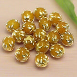 10 Pcs 12mm Meenakari Round Beads