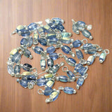 240 Pcs, 5mm Glass Loreal Beads  Silver Plated