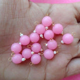 100 Pcs, 8mm Acrylic Loreal Beads