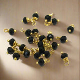 100 Pcs Crystal Faceted Loreal Glass Beads 6mm