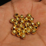 Brass Round Beads