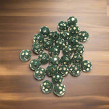 100 Pcs, 6mm Brass Beads Round