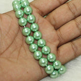 1 String, 10mm  Faux Round pearl Beads