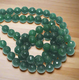 1 String, 10mm Zed Cut Round Beads