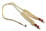 Pearl and Meenakari Beaded Adjustable Dori