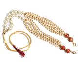 Pearl and Meenakari Beaded Adjustable Dori