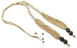 Pearl and Meenakari Beaded Adjustable Dori