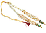 Pearl and Meenakari Beaded Adjustable Dori