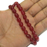 1 String, 8x11 mm Tumble Zed Stone Beads