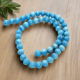 1 string 10mm Kharbooja Glass Beads