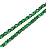 10 Strings, 8x6mm, Plain Drop Glass Beads Combo