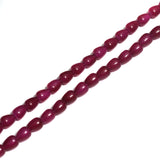 10 Strings, 8x6mm, Plain Drop Glass Beads Combo