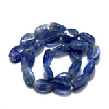 1 string of Glass Oval Beads Double Tone 20x12mm