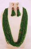 Glass Seed Beads Beaded Multilayer Necklace Set