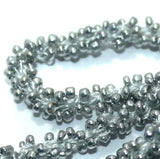 1 Mtr Metallic Seed Bead Beaded String For Necklace