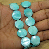 18mm Disc Shell Beads 1 String